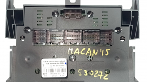 Porsche Macan 15-18 climate control with heating without ventilation, bump on chrome