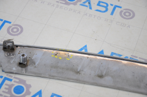 Tesla Model X 16-21 radiator grill molding bottom, chrome, broken fasteners, sand