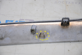 Tesla Model X 16-21 radiator grill molding bottom, chrome, broken fasteners, sand
