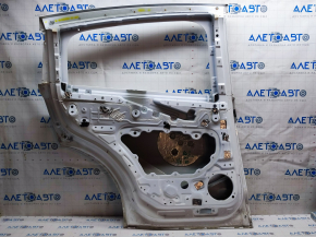 Door bare rear left Tesla Model X 16-21 white PPSW, small bumps