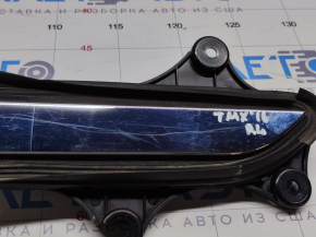 Door handle outer rear left Tesla Model X 16-21 chrome, scratches