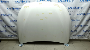Hood bare Infiniti Q50 14-18 white QAA, aluminum, painted, worn