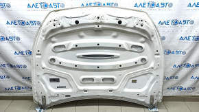 Hood bare Infiniti Q50 14-18 white QAA, aluminum, painted, worn