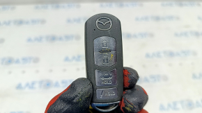 Key smart key Mazda 6 13-21 4 buttons, worn, broken