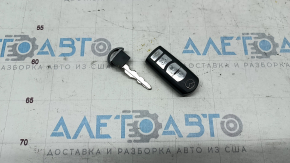 Key smart key Mazda 6 13-21 4 buttons, worn, broken