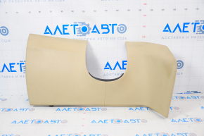 Tesla Model X Driver's Knee Pad 16-21 Leather Beige Scratches