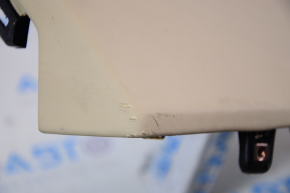 Tesla Model X Driver's Knee Pad 16-21 Leather Beige Scratches