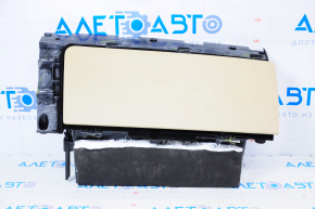Glove box, glove compartment Tesla Model X 16-21 leather beige, scratches, broken crepe