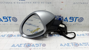 Side mirror left Porsche Macan 15-13 pins, silver, turn signal, backlight