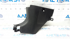 Front pillar trim left lower Infiniti Q50 14- black, scratches, broken fastener