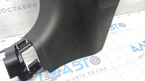 Front pillar trim left lower Infiniti Q50 14- black, scratches, broken fastener