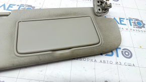 Right visor Infiniti Q50 14- gray, without hook, for dry cleaning