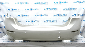 Bare rear bumper Infiniti Q50 14-17 without BSM, white