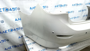 Bare rear bumper Infiniti Q50 14-17 without BSM, white