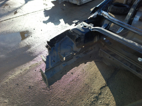 Front right quarter Ford Fusion mk5 13-20 with bracket, blue, on body, butt