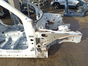 Front right quarter Mercedes GLC 16-22 on the body, white