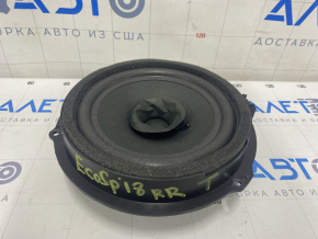 The rear right door speaker Ford Ecosport 18-22 is dented, the guides are broken