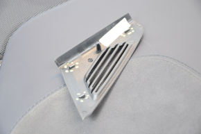 Torpedo front panel with AIRBAG Tesla Model X 16-21 leather-alcantara black broken grille and mount