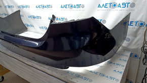 Rear bumper bare Toyota Camry v70 18-24 L/LE/XLE without parking sensors blue, break fastened, pressed