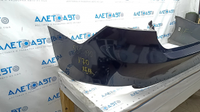 Rear bumper bare Toyota Camry v70 18-24 L/LE/XLE without parking sensors blue, break fastened, pressed