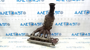 Exhaust manifold with catalytic converter Ford Fusion mk5 13-20 hybrid, corrugated pipe sawed off