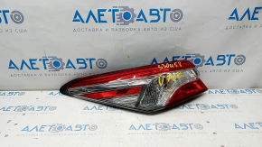 Light outer wing left Toyota Camry v70 18-20 halogen, light, without overlay, broken fastener