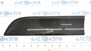 Door trim lower rear left Porsche Macan 15-18 glossy carbon, scratches, sand