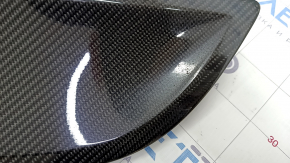 Door trim lower rear left Porsche Macan 15-18 glossy carbon, scratches, sand