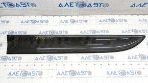 Door trim lower front left Porsche Macan 15-18 glossy carbon, scratches