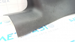 Door sill trim rear left Mitsubishi Outlander 14-22 black, worn