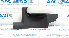 Rear left door sill trim Mitsubishi Outlander 14-22 black, scratches, missing plug