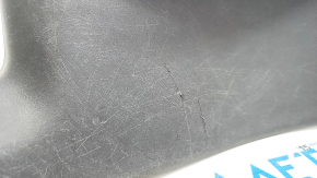Rear left door sill trim Mitsubishi Outlander 14-22 black, scratches, missing plug