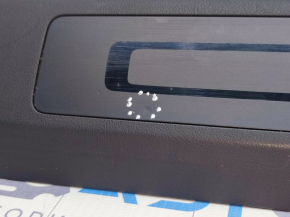Door sill trim front right inner Tesla Model X 16-21 black, broken fastening, scratches, small bump