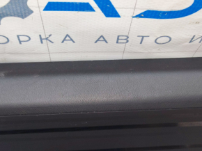 Door sill trim front right inner Tesla Model X 16-21 black, broken fastening, scratches, small bump