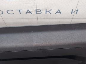 Door sill trim front right inner Tesla Model X 16-21 black, broken fastening, scratches, small bump