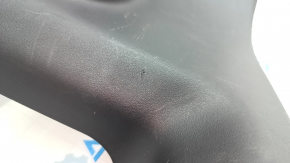 Rear left door sill trim Mitsubishi Outlander 14-21 black, scratches, missing plug