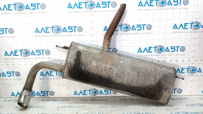 Muffler rear part with barrel Ford Fusion mk5 13-19 2.0 hybrid, plug-in sawed off