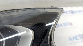 Front right headlight complete Porsche Macan 15-18 xenon, under washer, adaptive, black, sand, chips, cobweb