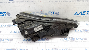Front left headlight complete Porsche Macan 15-18 xenon, under washer, adaptive, black, sand, chips, cobweb, scratch