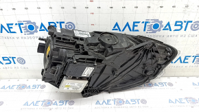 Front left headlight complete Porsche Macan 15-18 xenon, under washer, adaptive, black, sand, chips, cobweb, scratch