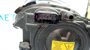 Front left headlight complete Porsche Macan 15-18 xenon, under washer, adaptive, black, sand, chips, cobweb, scratch