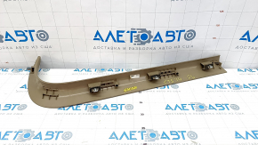 Door sill trim inner front left Cadillac CTS 14 - beige, worn