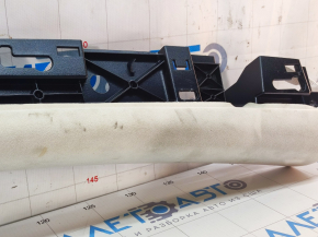 Front pillar trim right Tesla Model X 16-21 Alcantara beige, needs cleaning, broken mount
