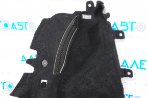 Arch trim rear left Tesla Model X 16-21 type 2 rear black fabric