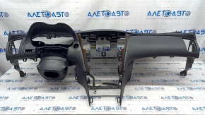 Torpedo front panel with AIRBAG Infiniti Q50 14-17 black, under BOSE, scratches, scuffs