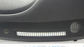 Torpedo front panel with AIRBAG Infiniti Q50 14-17 black, under BOSE, scratches, scuffs