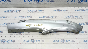 Front right wing Porsche Macan 15-18 upper part, silver M7U, aluminum