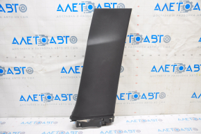 Center pillar trim lower right Tesla Model X 16-21 leather black, scratches