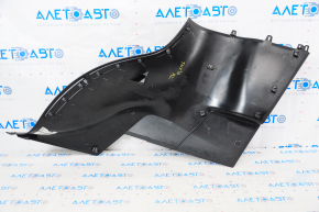 Rear pillar trim lower left Tesla Model X 16-21 type 2 black leather