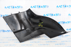 Rear pillar trim lower right Tesla Model X 16-21 type 2 black leather, scratch, dry cleanable